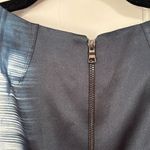 T Tahari  Navy Blue Satin Feel Sheath Dress 12‎ Photo 3