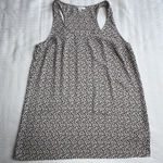CAbi Tank Top Blouse, Size M, Leopard Print, Sleeveless, Semi-Sheer Lightweight Photo 0