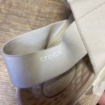 Crocs Sandals Light Ride Printed Camo Stretch Straps Womens 9 White Tan 207285 Photo 11