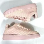 Burberry  Knit Low Top Sneakers Cameo Pink Check Size 39 6 UK 9 US NEW Photo 12
