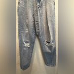 KanCan Women’s‎ 9 / 28 Blossom Ultra High Rise Belted Mom Jeans Denim Blue Photo 2