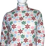 Time & Tru Snowflake Turtleneck Top Photo 4