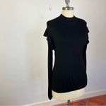 Avec Les Filles  Black Ruffle Sweater Photo 1