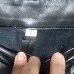 Faux Leather Wide Leg Trouser Large EUC Black Photo 10