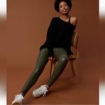 Aerie  Offline Real Luxe Olive Faux Leather Leggings Photo 1