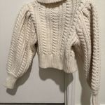 ZARA  Ivory Cream Cable Knit Sweater Photo 1