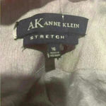 Anne Klein AK  Gray Formal Dress Business Professional Photo 4