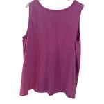 Woman Within  Plus size tank top fushia size 26/28 vneck Photo 1