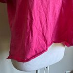 Jason Wu  Pink Scoop Neck Cropped Pocket Short Sleeve Tee Womens L Casual Photo 2