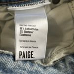 Paige  Jean Shorts Womens 28 Sarah Longline Blue Denim Distressed Photo 6