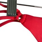 l*space L* Wilder Hot Cherry Strappy Cut Out Bitsy Bikini Swimsuit Bottoms Size S Photo 3