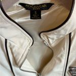 Rocawear Vintage  White Leather Jacket EUC Size Small Photo 1