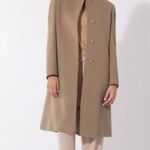 Cinzia Rocca Icons Taupe Wool Coat Brown Size 12 Photo 1
