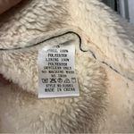 GeeGee  Women’s Faux Fur Suede Lapel Vest Sherpa Lined Olive Green Size Small Photo 2