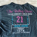 Free People Black Pink Blue Rolling Stones 78 Ticket Boyfriend Oversized T-Shirt Photo 81