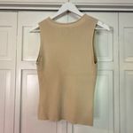 H by Halston H Halston knit vneck taupe tank vest size M Photo 8