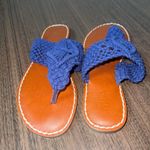 MIA Women's Vivian Crochet Sandal Women’s size 6.5 beautiful blue Photo 1