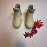 Polydeer New Beige Plaid Lined Hooded Raincoat/Boots 2X Set Drawstring Waist Tan Size XXL Photo 8