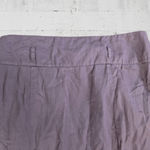 Y2K Hache Mauve Purple Italian High Waisted Classic A Line Midi Skirt Size 6 Photo 5