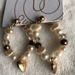Urban Outfitters New  beaded faux pearl earrings Photo 2