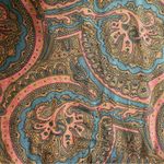 Vintage Anne Crimmins Umi Collections Silk Skirt Paisley Circle 25" Sz 6 Pockets Photo 6