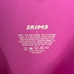 SKIMS Fits Everybody Long Sleep Dress Large Neon Orchid NWT Defective Photo 4