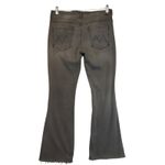 MOTHER Weekender Fray Jeans Last Chance Saloon Grey Distressed Bootcut Women 30 Gray Photo 6