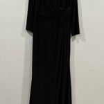 La Femme 29044 Long Sleeve Faux Wrap Gown Jersey Gown SZ 14 Photo 1