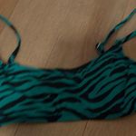 Xhilaration Teal and Black Zebra Print Dress Photo 0