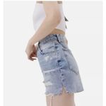 BDG  Shorts Womens 28 Blue Denim Surf High Rise Distressed‎ Ripped Cotton Photo 2