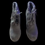 Eileen Fisher Alpine Ankle Bootie Lace Graphite Shearling Leather Size 8.5, NWOT Photo 2