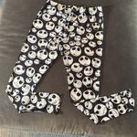 Women’s Black & White Skull Face Halloween Ankle Length Leggings Size XL NEW Photo 8