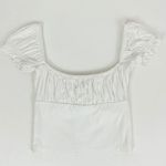 With Jean With Jéan Louie Top in White | Size S Photo 9