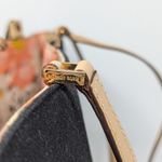 Kate Spade Linen Canvas Tote Bag with Monogram Black and Tan Photo 12