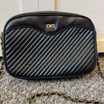 Daniella Bag Vintage Black Vegan Leather Quilted Crossbody Chain Purse Black Photo 1