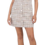 Elie Tahari  Tweed Sleeveless Mini Dress Sz 6 NWT Photo 0