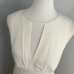 Sandro Paris Ivory Boho Rush Mini Dress Size 8 Photo 3