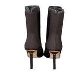 Good American  Chocolate Brown Ankle Boots(Size 9) Photo 7