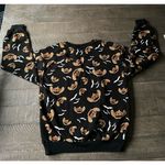 Disney  Stitch Juniors Black Pumpkin Bats Halloween Sweatshirt Size Small‎ (3-5) Photo 4