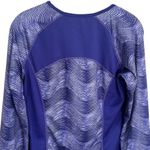 REI Purple and White Reflective Running Jogging Athletic Top Size S Photo 5