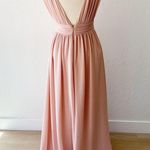 Lulus Lulu’s Heavenly Hues Blush Pink Maxi Dress Gown | Medium Photo 7