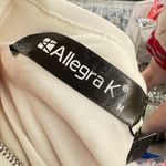 Allegra K Iridescent Sequin Long Sleeve Mini Dress White Size Medium NWT Photo 10