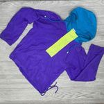 Cheetah mervyns nylon vintage 90s retro color block windbreaker jacket activewea Yellow Photo 3