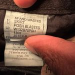 Ksubi  Hi & Wasted Skirt Black Wash Posh Blasted Womens Pencil Mini Skirt Size 25 Photo 15