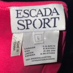 Escada Sport Solid Pink Short Sleeve Crewneck Cotton T Photo 5