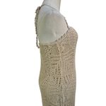 Free People Dahlia Midi Dress Crochet Ivory Halter Photo 5