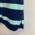 J.Crew  Blue & Mint Green Striped Shirttail Dress Photo 6