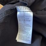 Old Navy Smocked Ruffle Midi Dress Black Short Sleeve Size Small Photo 5