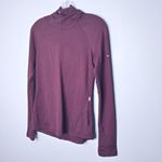 Mondetta  burgandy pullover sweatshirt with hoodie Photo 1