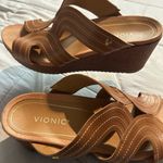 Vionic  Brown Wedge Sandals Photo 4